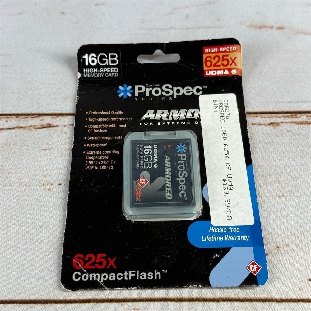 Calumet ProSpec 16GB CompactFlash Memory Card Class 10 High Speed New